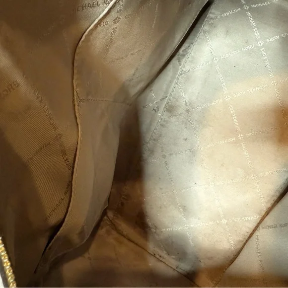 Michael Kors-Women’s Medium Beige & Cream Cross body shoulder bag - Picture 4 of 13